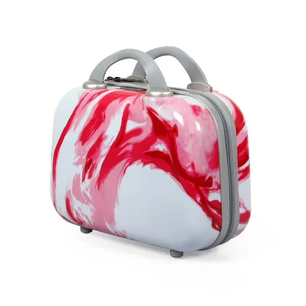 Red_2Pc_Trolley_Bag_Set_(20/28_Inch)_With_1Pc_Vanity_Bag