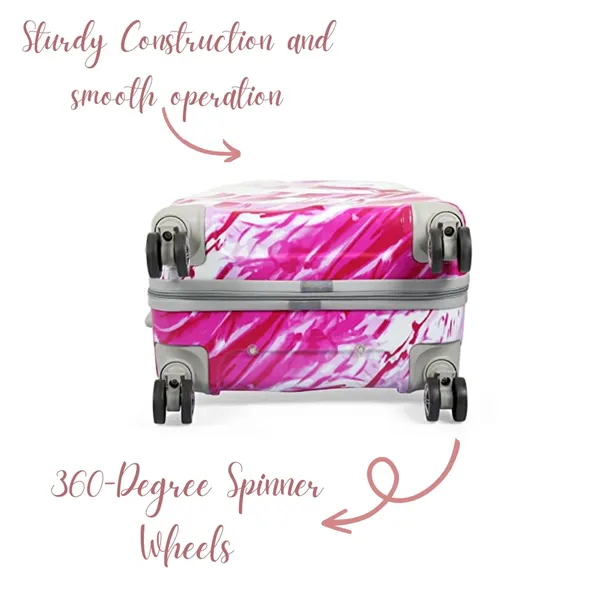 Pink_2Pc_Trolley_Bag_Set_(20/28_Inch)_With_1Pc_Vanity_Bag