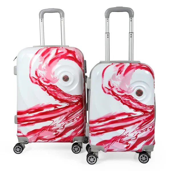 Red_2Pc_Set_Travel_Luggage_Trolley_Bag_(20/28_Inch)