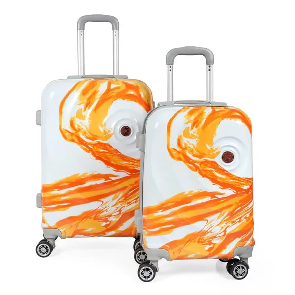 Orange_2Pc_Trolley_Bag_Set_(24/28_Inch)