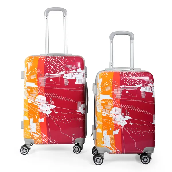 Set_of_2_Maroon_Unisex_Trolley_Bag_(24/28_Inch)