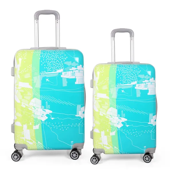 Green_2Pc_Luggage_Trolley_Bag_Set_(24/28_inch)