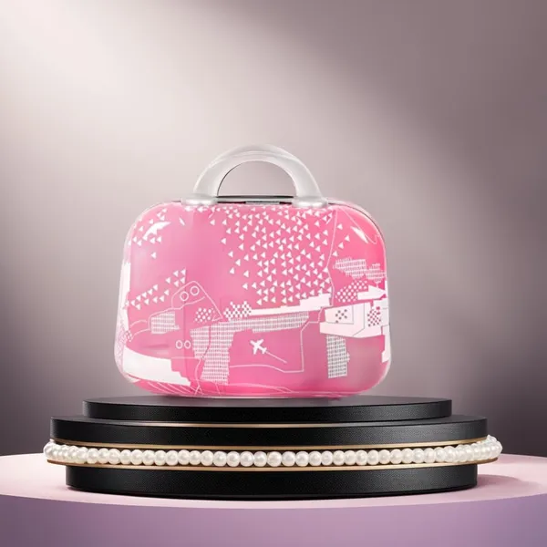 Polo_Class_20_Inch_Luggage_Spinner_Hardsided_Trolley_Bag_With_1Pc_Vanity_Bag_-_Pink,H-50Cm