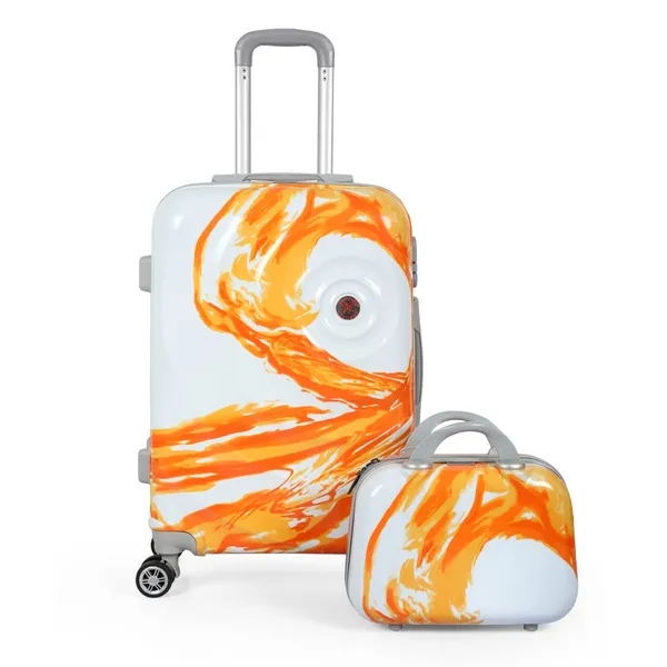 Polo_Class_24_inch_Trolley_Bag_with_1pc_Vanity_Bag_-_Orange