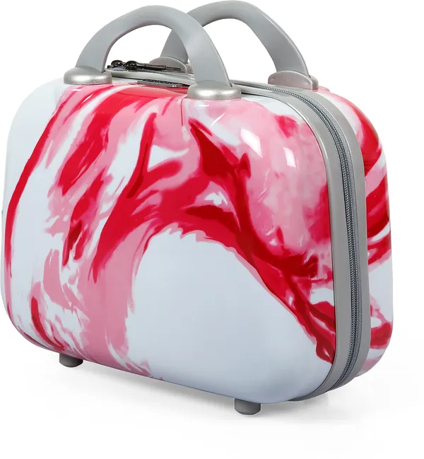 Polo_Class_2Pc_Set_Travel_Luggage_Vanity_Bag_-_Red