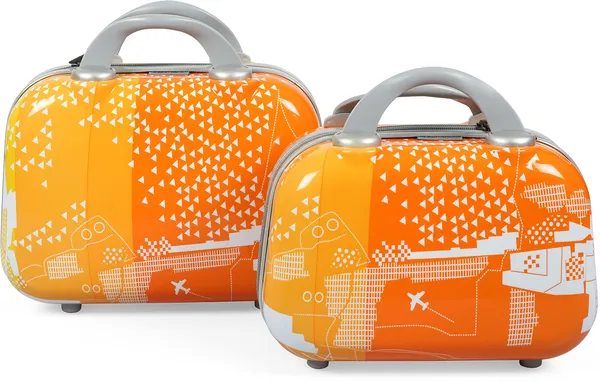 Polo_Class_2Pc_Set_Travel_Vanity_Bag_-_Orange