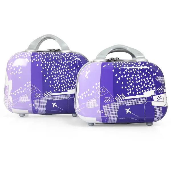 Light_Purple_2Pc_Set_Trolley_Bag_(20/24_Inch)_With_2_Pc_Vanity