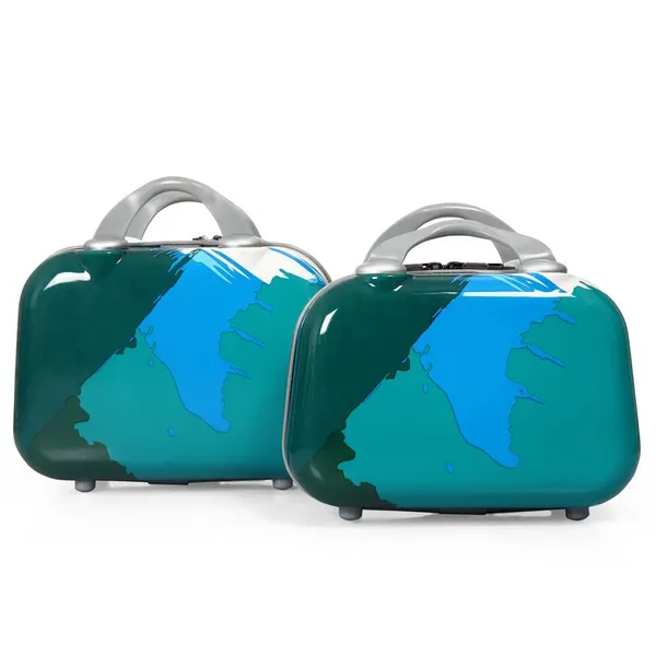 Dark_Blue_2Pc_Set_Trolley_Bag_(20/24_Inch)_With_2_Pc_Vanity