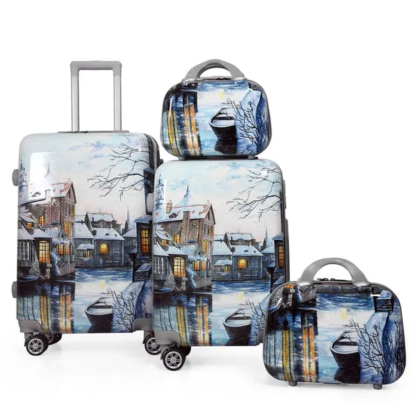 Multicolor_2Pc_Set_Trolley_(20/28_inch)_with_2Pc_Vanity