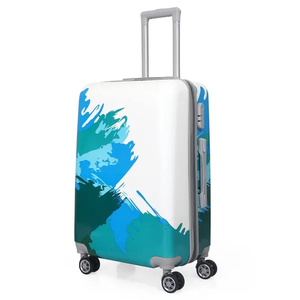 Blues_2Pc_Set_Trolley_Bag_(24/28_inch)_with_2_pc_Vanity