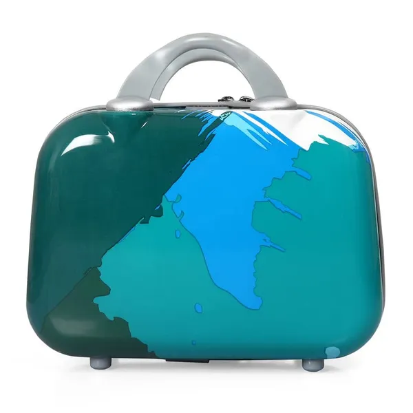 Blues_2Pc_Set_Trolley_Bag_(24/28_inch)_with_2_pc_Vanity