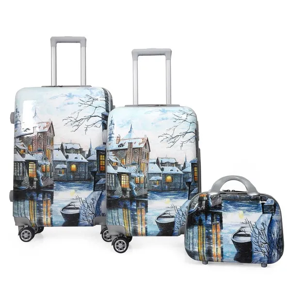 Multic_2Pc_Set_Trolley_Bag(20/24_inch)_with_1Pc_Vanity
