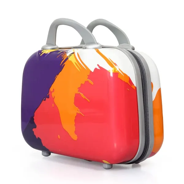 Multicolor_2Pc_Set_Trolley_Bag(20/24_inch)_with_1Pc_Vanity