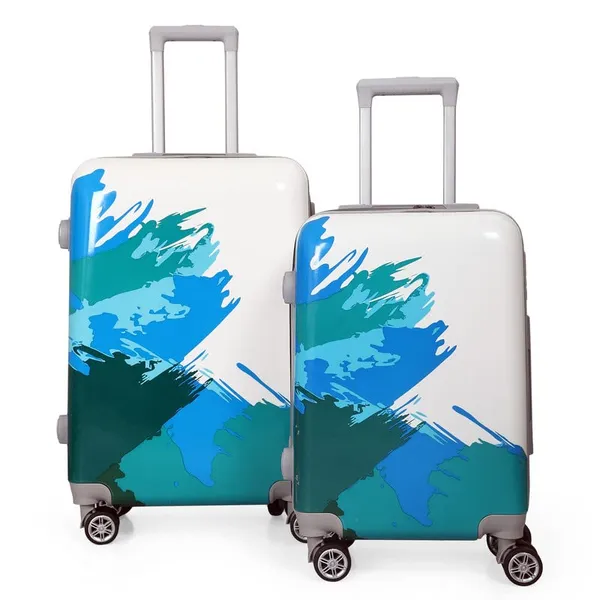 Dark_Blue_2Pc_Set_Trolley_Bag_(24/28_inch)
