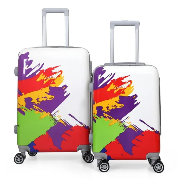 Green_2Pc_Set_Trolley_Bag_(24/28_Inch)