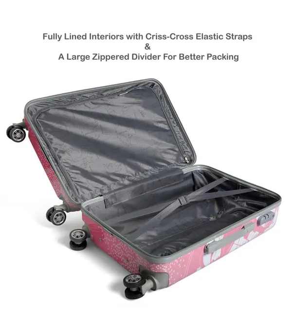 Polo_Class_2Pc_Set_Trolley_Bag(20/24_inch)-Pink_&_Purple
