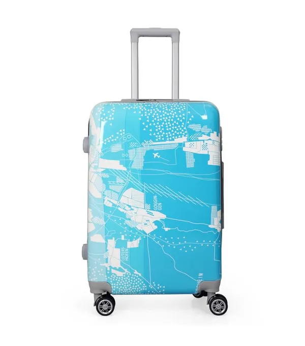Polo_Class_2Pc_Set_Trolley_Bag(20/24_inch)-Blue_&_Green