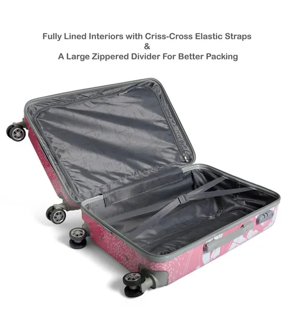 Polo_Class_2Pc_Set_Trolley_Bag_(24/28_inch)-Pink_&_Green