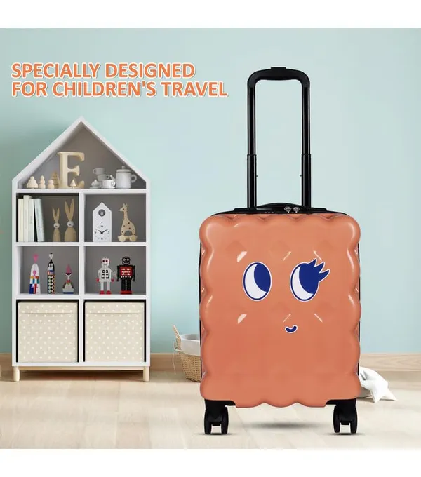 Orange_Kids_20_Inch_Trolley_Bag