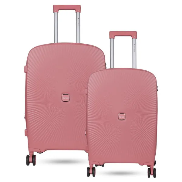 Polo_Class_2Pc_Set_Trolley_Bags_(20/24_inch)_-_Pink