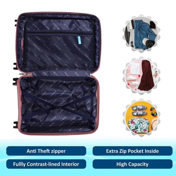 Polo_Class_2Pc_Set_Trolley_Bags_(24/28_inch)_-_Pink