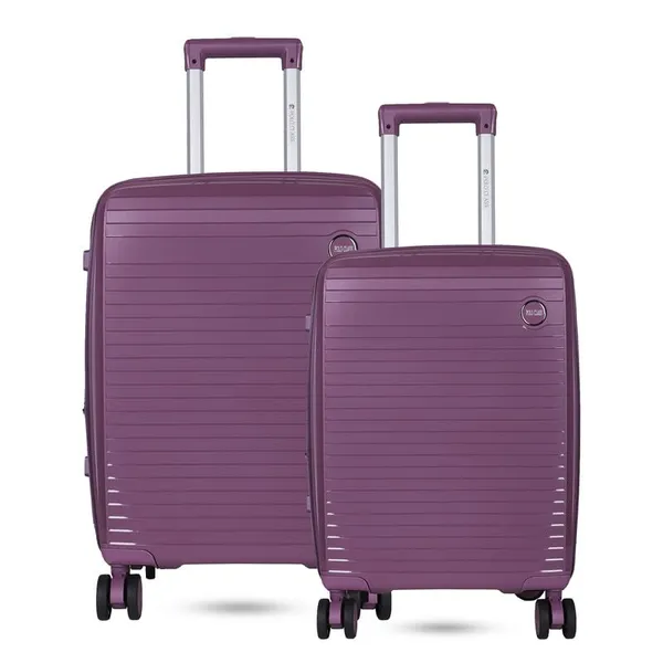 Polo_Class_2Pc_Set_Trolley_Bags_(20/28_inch)_-_Purple