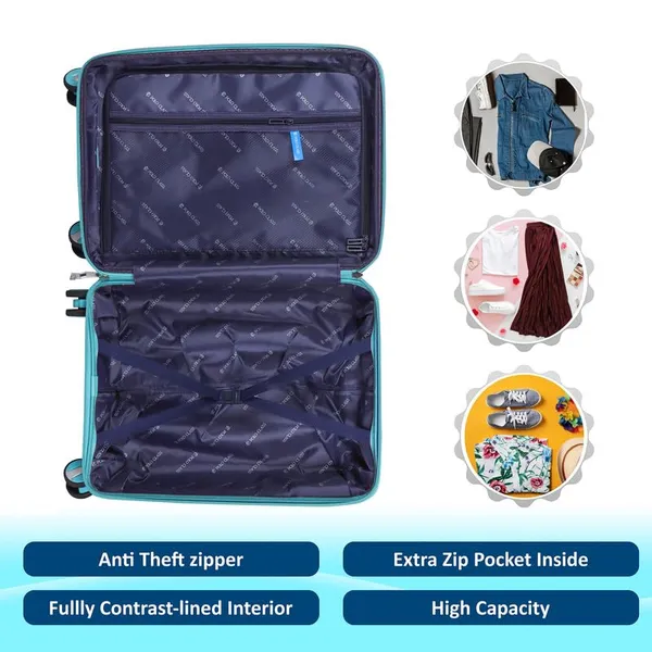 Polo_Class_2Pc_Set_Trolley_Bags_(20/28_inch)_-_Sea_Green
