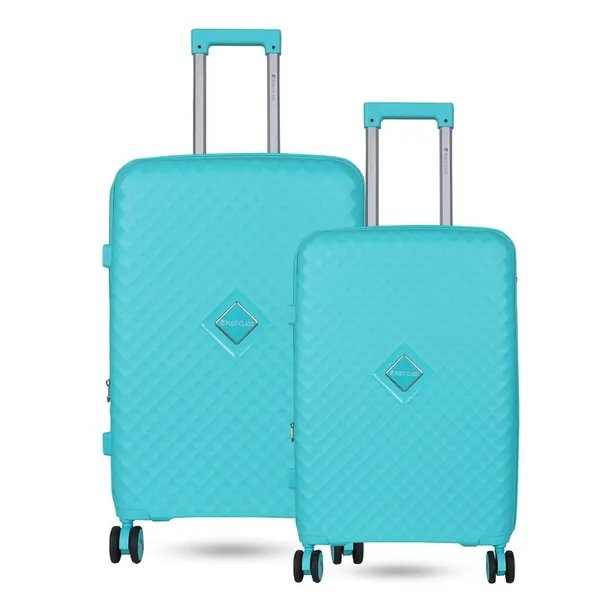 Polo_Class_2Pc_Set_Trolley_Bags_(20/28_inch)_-_Sea_Green