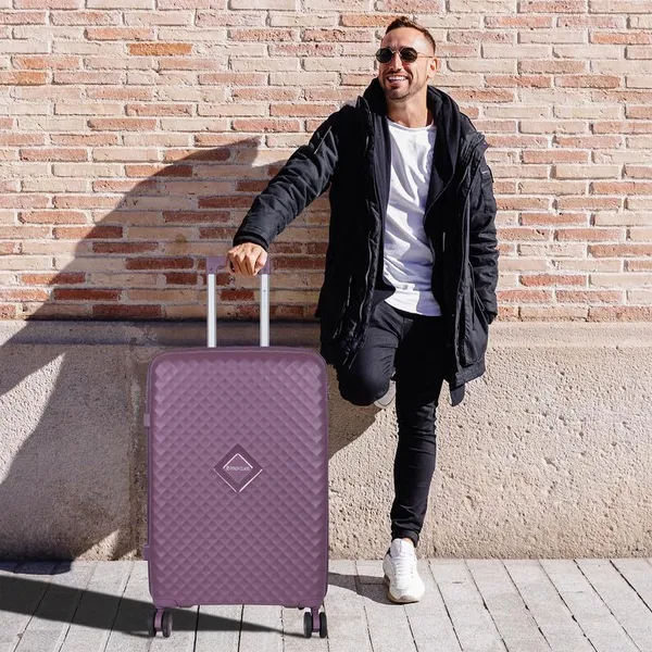 Polo_Class_2Pc_Set_Trolley_Bags_(20/28_inch)_-_Purple