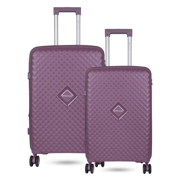 Polo_Class_2Pc_Set_Trolley_Bags_(20/28_inch)_-_Purple