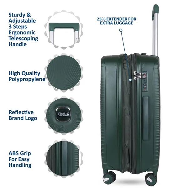 Polo_Class_24-Inch_Trolley_Bag_|_Expandable_Hardshell_Luggage_|_Made_from_Premium_Polypropylene_with_360-Degree_Rotating_Wheels_-_Number_Lock_&_Securitec_Zipper_-_Dark_Green