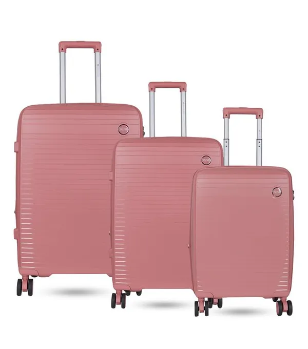 Polo_Class_3Pc_Set_Trolley_(20/24/28_inch)_-Pink