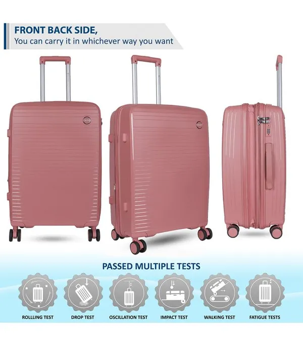 Polo_Class_3Pc_Set_Trolley_(20/24/28_inch)_-Pink