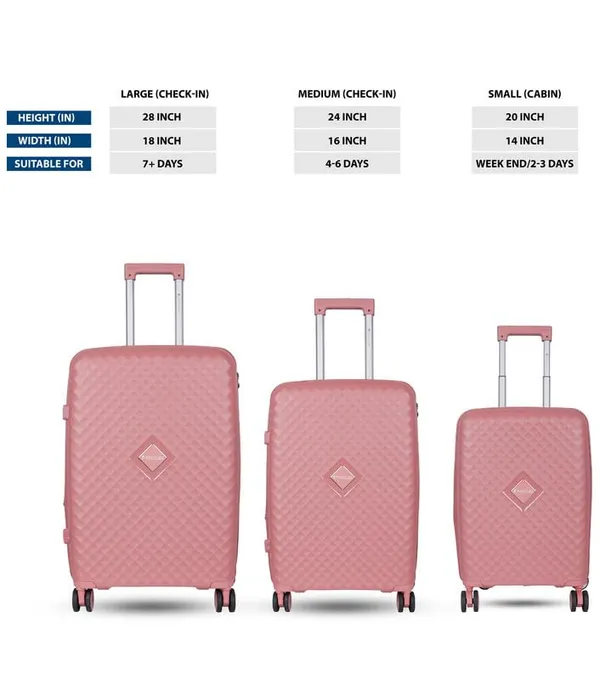 Polo_Class_3Pc_Set_Trolley_(20/24/28_inch)_-Pink