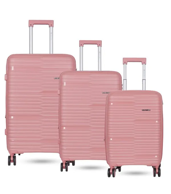 Polo_Class_3Pc_Set_Trolley_(20/24/28_inch)_-Pink