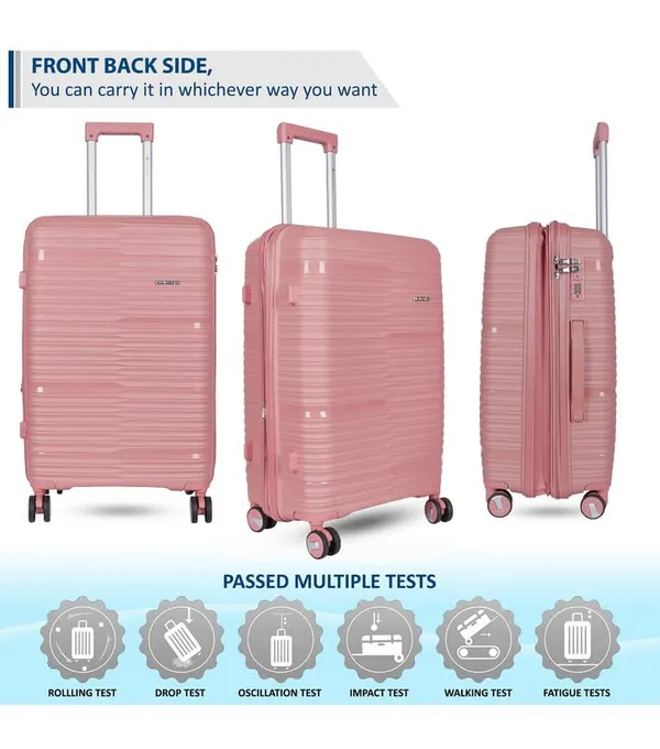 Polo_Class_3Pc_Set_Trolley_(20/24/28_inch)_-Pink