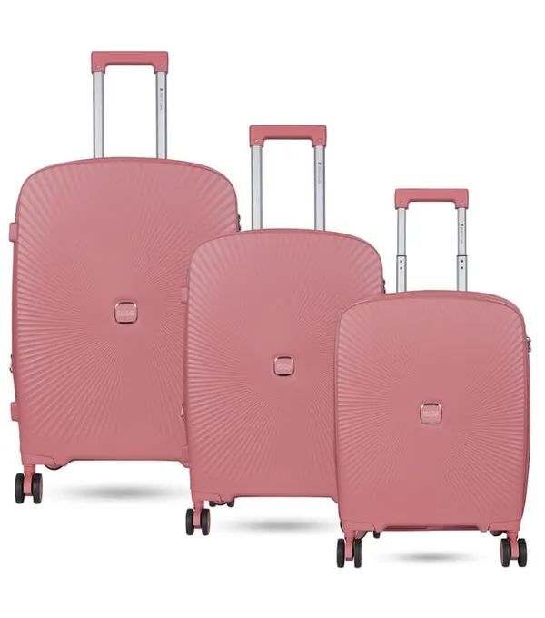 Polo_Class_3Pc_Set_Trolley_(20/24/28_inch)_-Pink