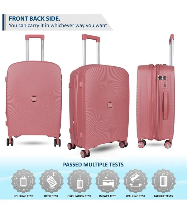 Polo_Class_3Pc_Set_Trolley_(20/24/28_inch)_-Pink