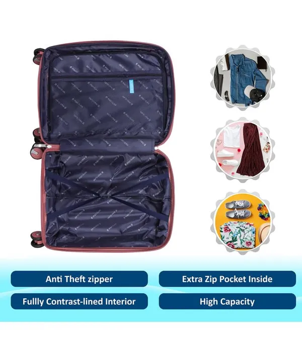 Polo_Class_3Pc_Set_Trolley_(20/24/28_inch)_-Pink