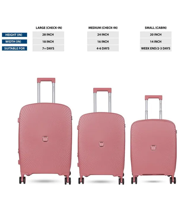 Polo_Class_3Pc_Set_Trolley_(20/24/28_inch)_-Pink