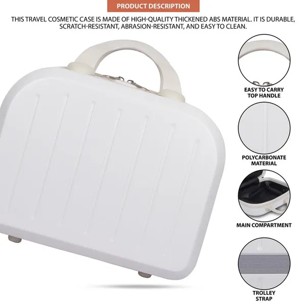 White_Vanity_Case_/_Makeup_Box_-_White