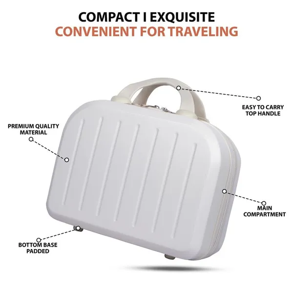 White_Vanity_Case_/_Makeup_Box_-_White
