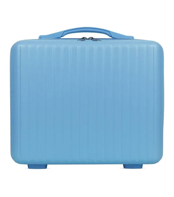 Blue_Large_Capacity_Vanity_Bag_|_Waterproof_Vanity_Case_|_Polycarbonate_Cosmetic_Organizer_With_Inner_Pockets_&_Durable_Zipper_For_Travel-Blue