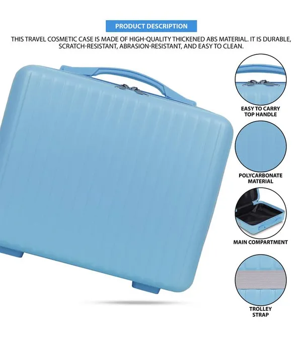 Blue_Large_Capacity_Vanity_Bag_|_Waterproof_Vanity_Case_|_Polycarbonate_Cosmetic_Organizer_With_Inner_Pockets_&_Durable_Zipper_For_Travel-Blue