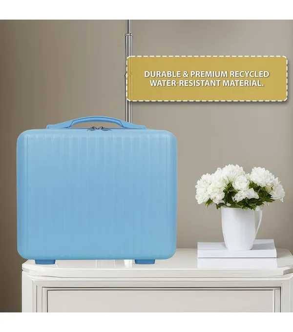 Blue_Large_Capacity_Vanity_Bag_|_Waterproof_Vanity_Case_|_Polycarbonate_Cosmetic_Organizer_With_Inner_Pockets_&_Durable_Zipper_For_Travel-Blue
