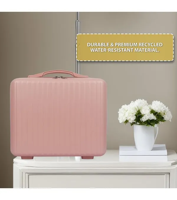 Pitch_Large_Capacity_Vanity_Bag_|_Waterproof_Vanity_Case_|_Polycarbonate_Cosmetic_Organizer_With_Inner_Pockets_&_Durable_Zipper_For_Travel-Pitch