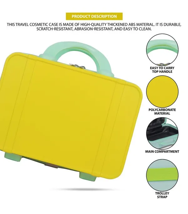 Yellow,_Green_Large_Capacity_Vanity_Bag_|_Waterproof_Vanity_Case_|_Polycarbonate_Cosmetic_Organizer_With_Inner_Pockets_&_Durable_Zipper_For_Travel-Yellow,_Green
