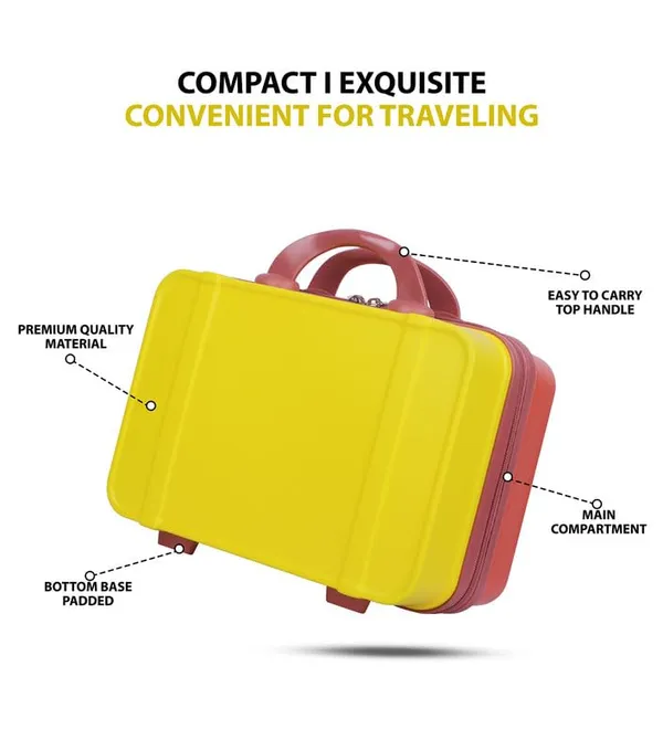Yellow_Large_Capacity_Vanity_Bag_|_Waterproof_Vanity_Case_|_Polycarbonate_Cosmetic_Organizer_With_Inner_Pockets_&_Durable_Zipper_For_Travel-Yellow