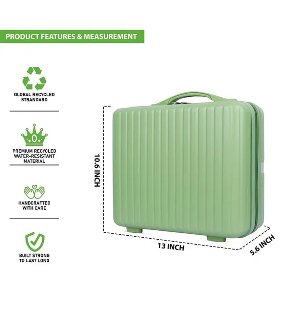 Green_Large_Capacity_Vanity_Bag_|_Waterproof_Vanity_Case_|_Polycarbonate_Cosmetic_Organizer_With_Inner_Pockets_&_Durable_Zipper_For_Travel-Green
