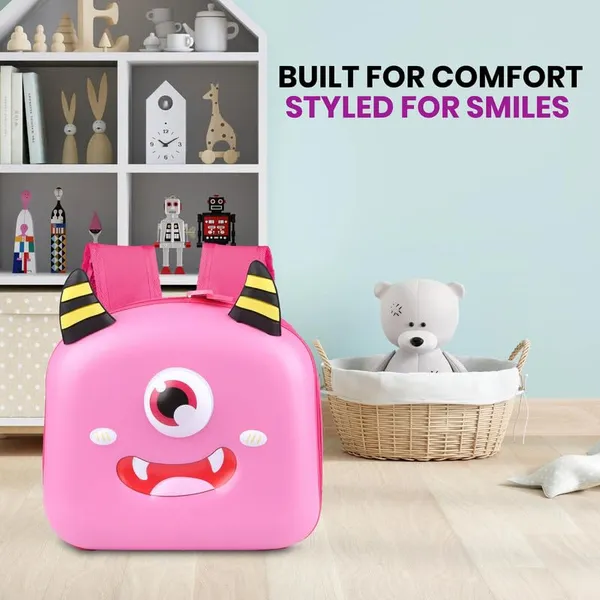 Polo_Class_Kids_Backpack_for_Boys_and_Girls_|_Lightweight,_Durable_&_Water-Resistant,_Ideal_for_school_|_Made_with_hard_fabric_|_Bright_Pink